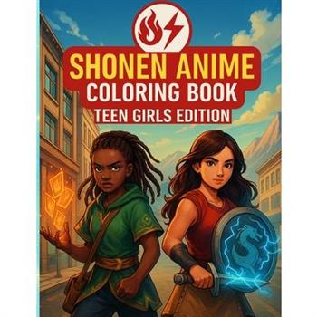 Shonen Anime Coloring Book