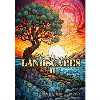Zentangle Landscapes Coloring Book for Adults 2