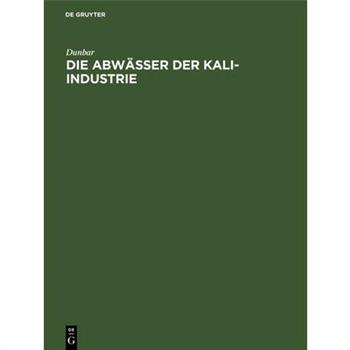 Die Abw瓣sser Der Kali-Industrie