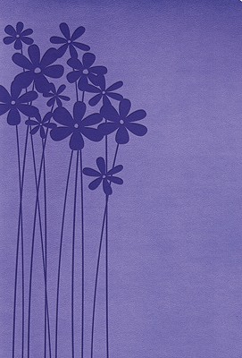 RVR 1960 Biblia Tamano Personalizado/ Custom Size Bible, Purple Flowers