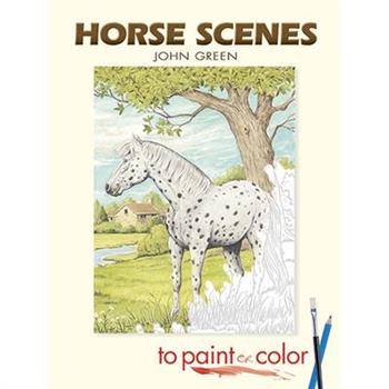 Horse Scenes to Paint or Color