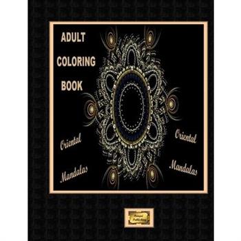 Adult Coloring Book Oriental Mandalas