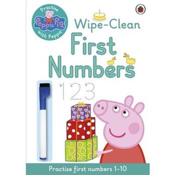 Peppa Pig：Wipe-Clean Numbers 粉紅豬小妹數字練習書