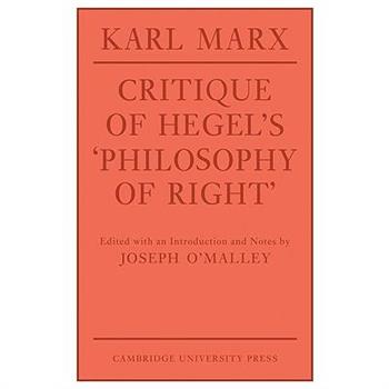 Critique of Hegel's 'Philosophy of Right'