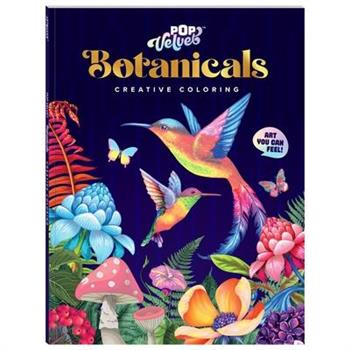 Art Maker Pop Velvet Botanicals Coloring Book