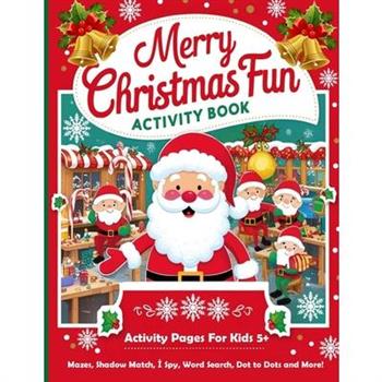 CHRISTMAS Activity Book For Kids 5+