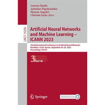 Artificial Neural Networks and Machine Learning - Icann 2023