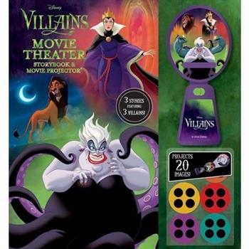 Disney Villains: Movie Theater Storybook & Movie Projector