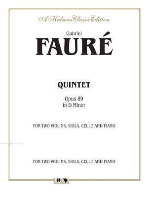 Quintet Opus 89 in D Minor