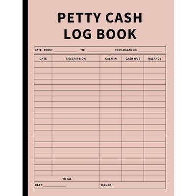 Petty Cash Log Book