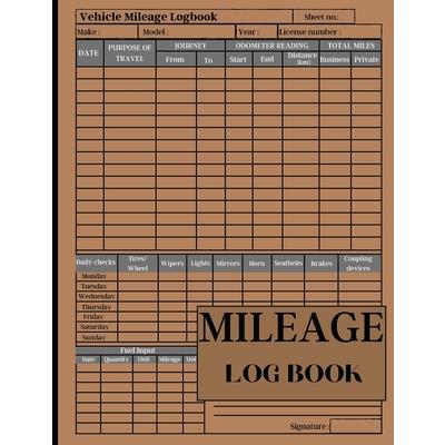 Mileage Log Book for Taxes