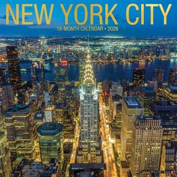 New York City 2026 12 X 12 Wall Calendar