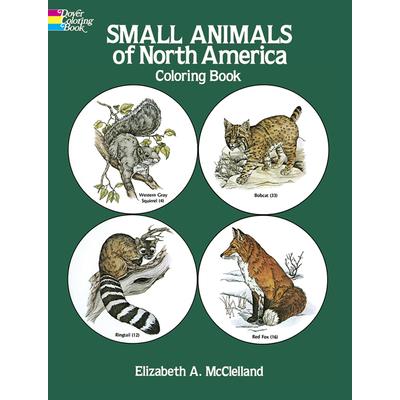 Small Animals of North America Coloring Book