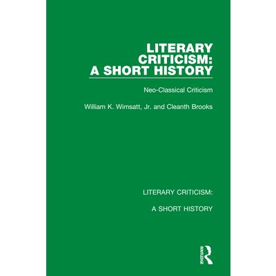Literary Criticism: A Short History
