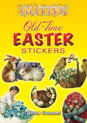 Glitter Old-time Easter Stickers