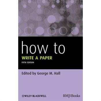 How to Write a Paper