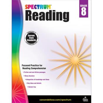 Spectrum Reading Workbook, Grade 8