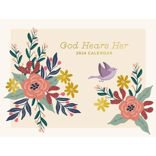 God Hears Her 2024 Inspirational Wall Calendar
