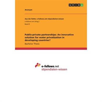 Public-private partnerships