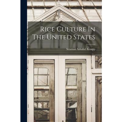 Rice Culture In The United States