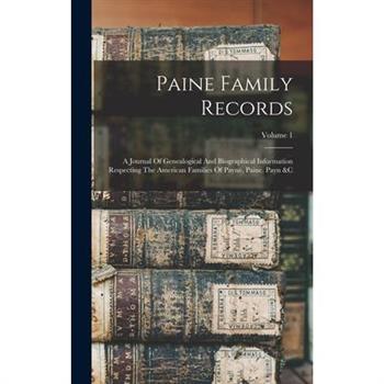 Paine Family Records