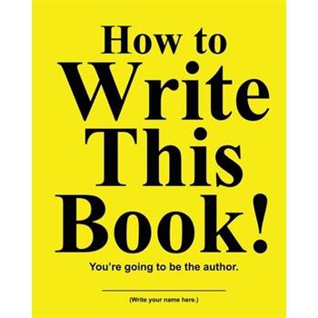 How to Write This Book