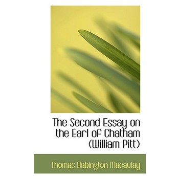 The Second Essay on the Earl of Chatham (William Pitt)
