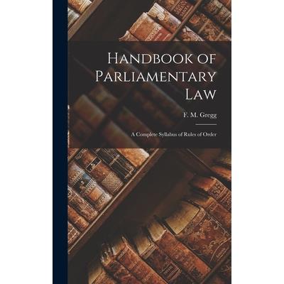 Handbook of Parliamentary Law