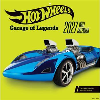 Hot Wheels Garage of Legends 2027 Wall Calendar