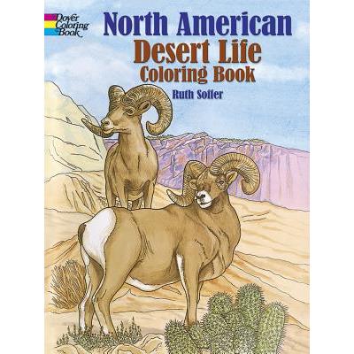North American Desert Life Coloring Book