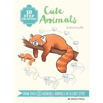 10 Step Drawing: Cute Animals