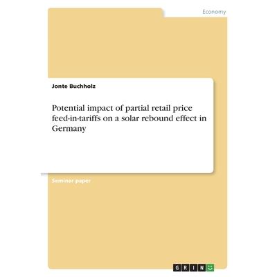Potential impact of partial retail price feed-in-tariffs on a solar rebound effect in Germany