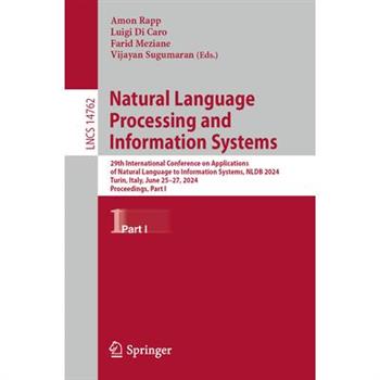 Natural Language Processing and Information Systems