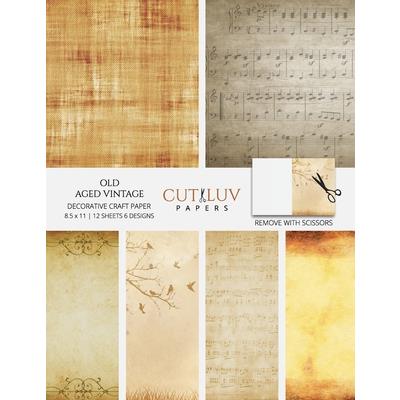 Old Aged Vintage Decorative Craft Paper