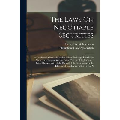 The Laws On Negotiable Securities