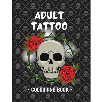Adult Tattoo Colouring Book