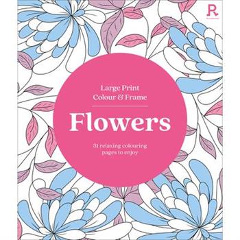 Large Print Colour & Frame - Flowers