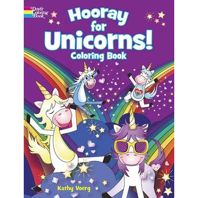 Hooray for Unicorns! Coloring Book