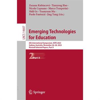 Emerging Technologies for Education