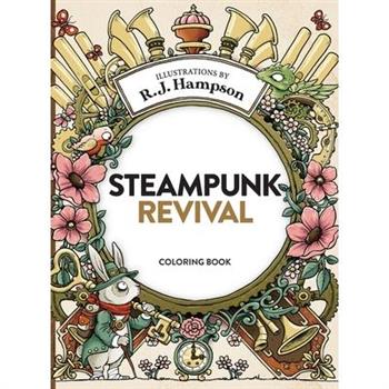 Steampunk Revival Coloring Book