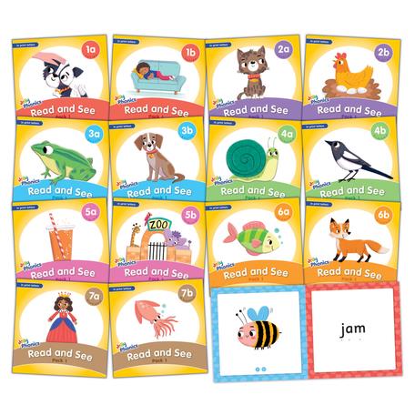 Jolly Phonics Read and See, Pack 1