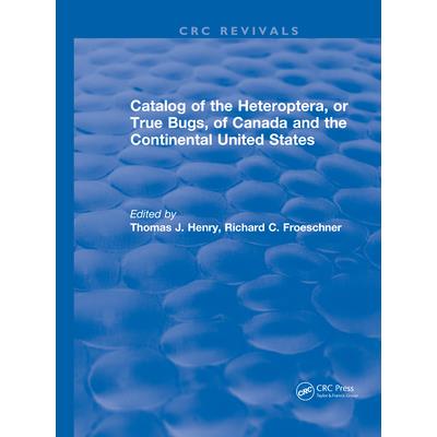 Catalog of the Heteroptera or True Bugs, of Canada and the Continental United States