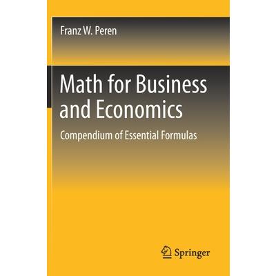 Math for Business and Economics