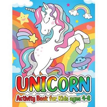 Unicorn Activity Book for Kids Ages 4-8