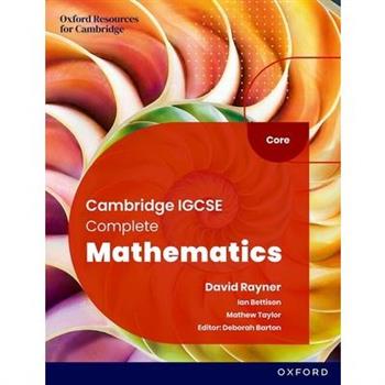 Cambridge IGCSE Complete Mathematics Core Student Book 6th E