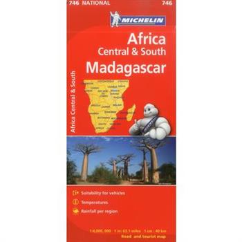Michelin South Central and Madagascar Map