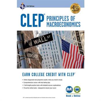 CLEP Principles of Macroeconomics 3rd Ed., Book ＋ Online
