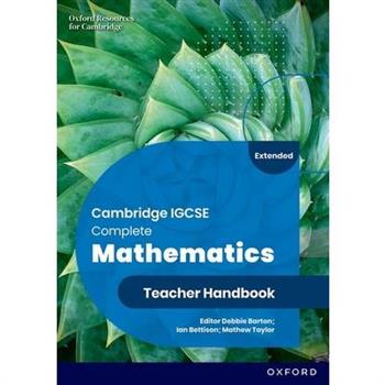 Cie IGCSE and O Level Complete Maths Extended 6e Teacher Handbook