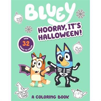 Bluey: Hooray, It's Halloween!: A Coloring Book