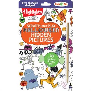 Scratch-And-Play Halloween Hidden Pictures Scratch-And-Play Halloween Hidden Pictures